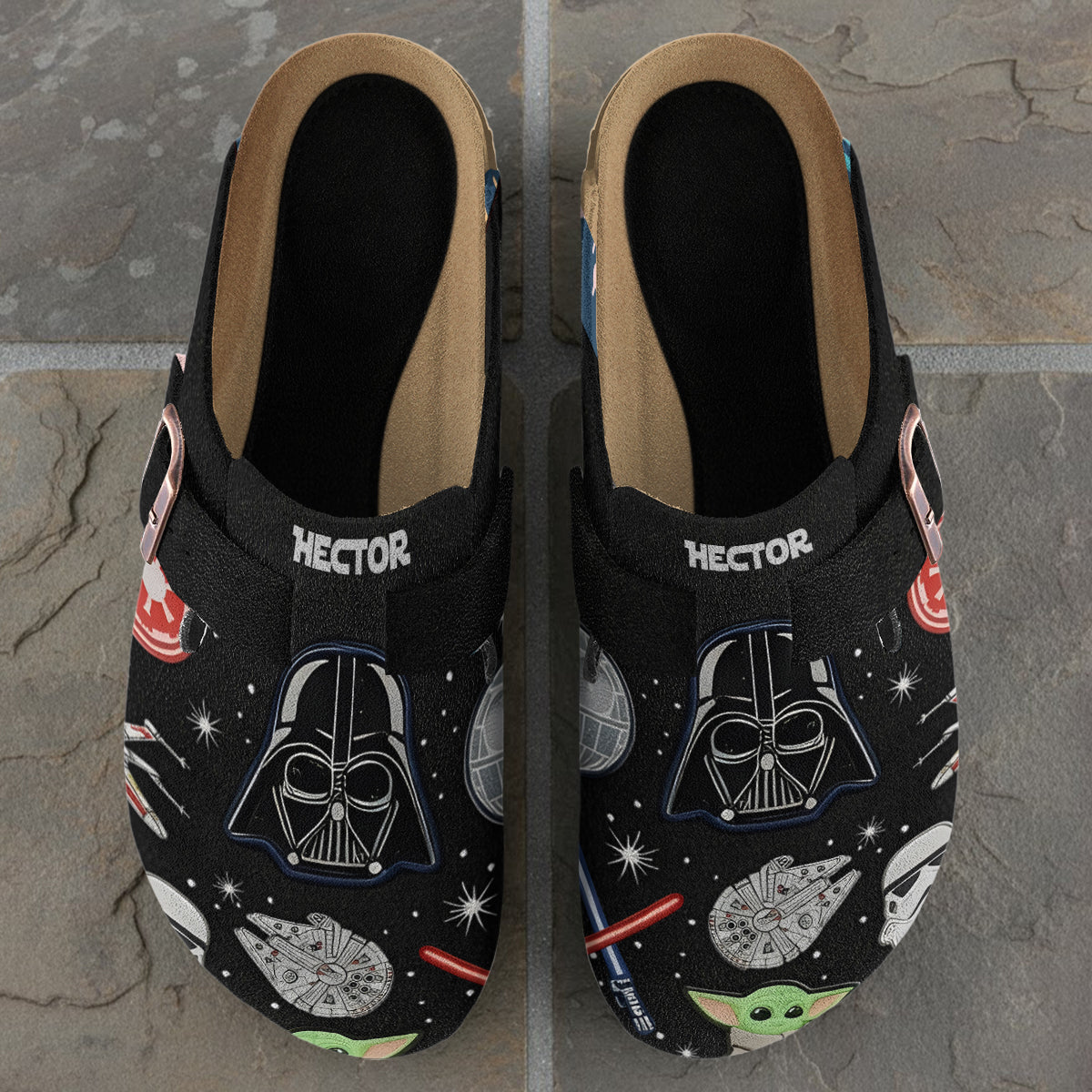 The Force Be With You - Personalized The Force Clogs With Arch Support
