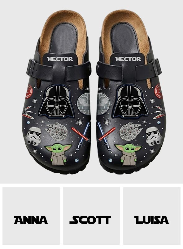 The Force Be With You - Personalized The Force Clogs With Arch Support