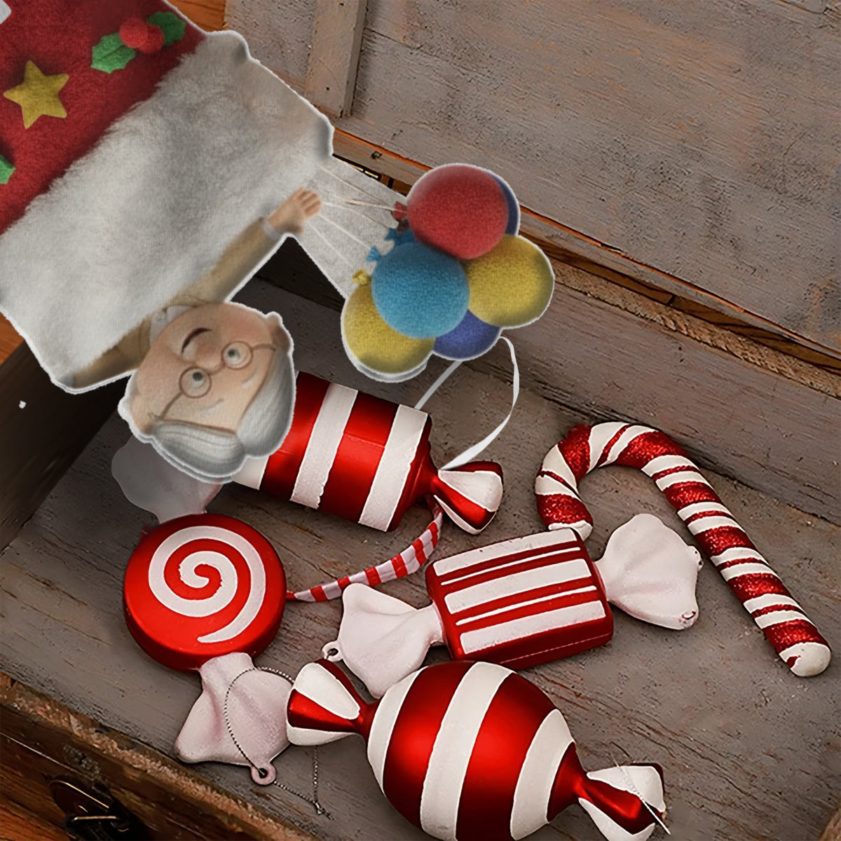 Merry Christmas - Personalized Couple Shaped Christmas Stocking