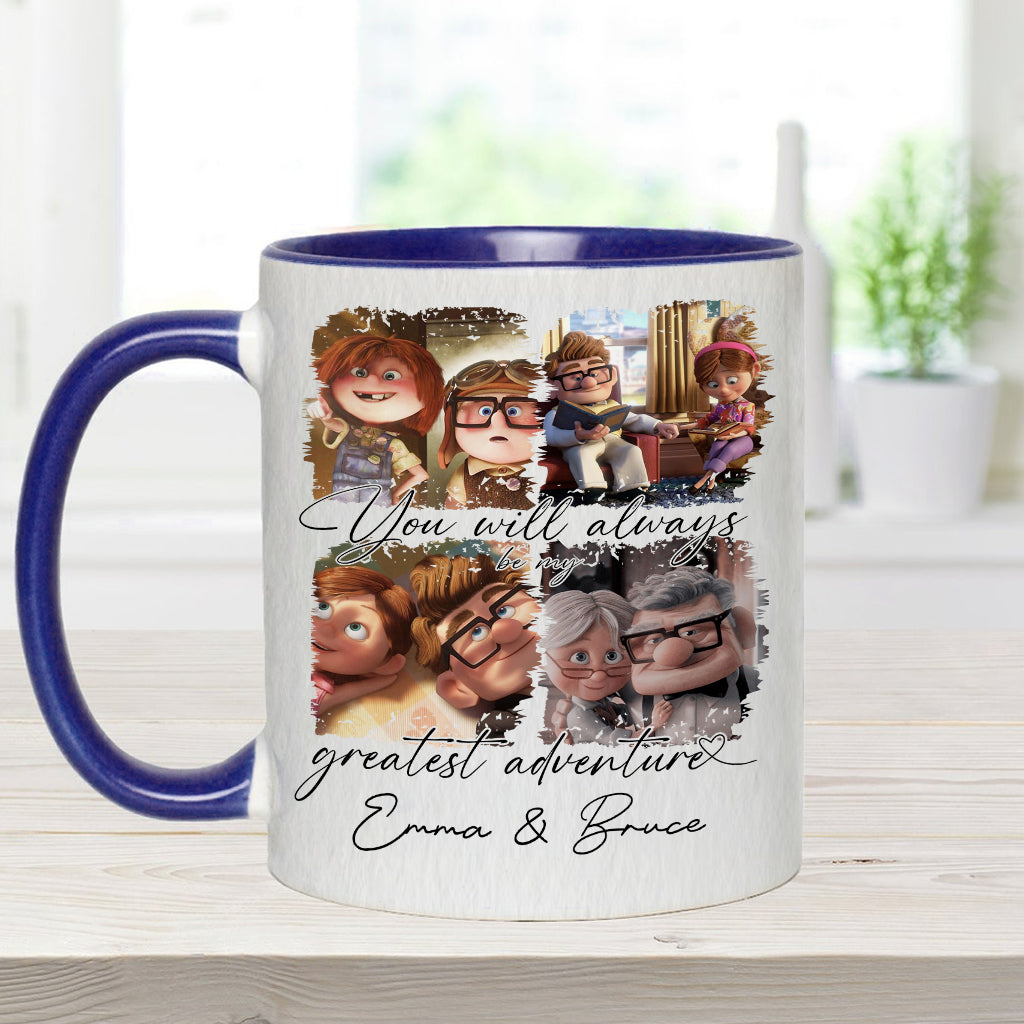You Are My Greatest Adventure - Personalized Couple Accent Mug