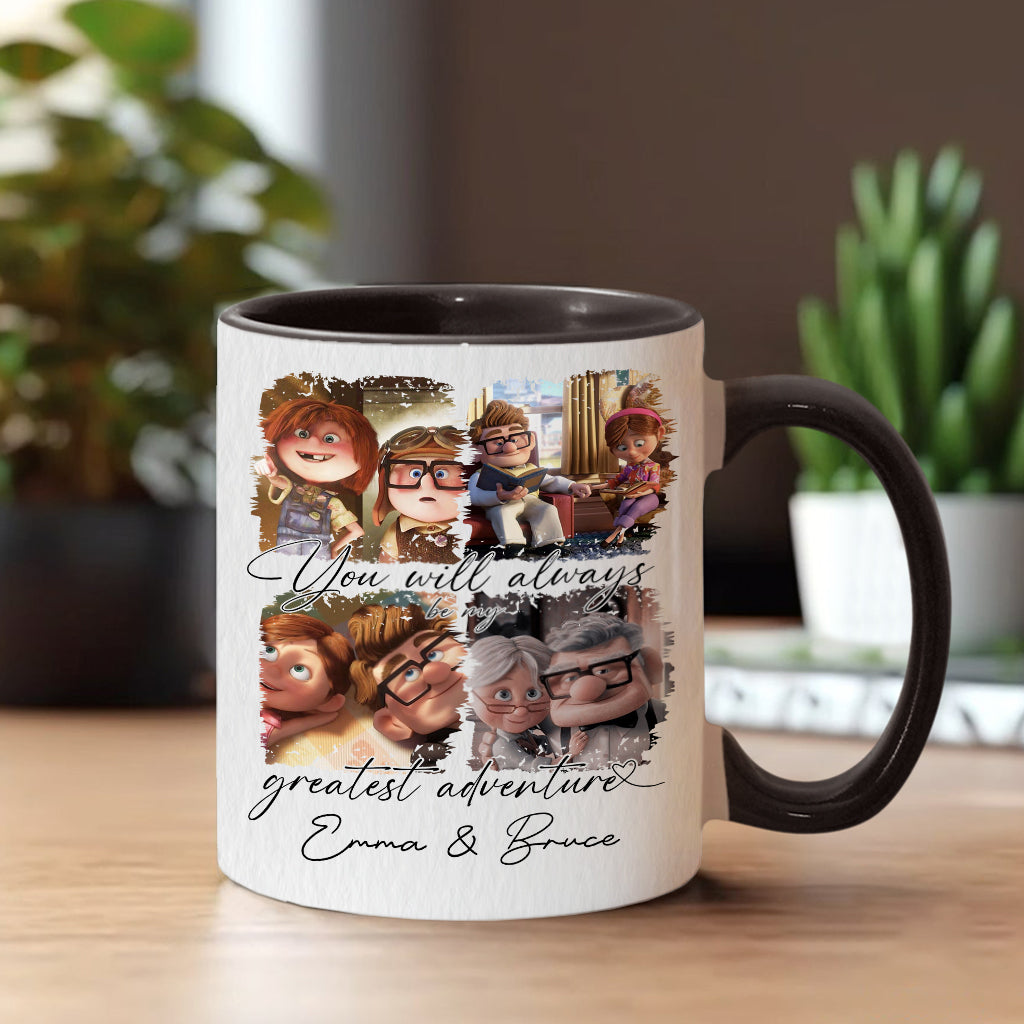 You Are My Greatest Adventure - Personalized Couple Accent Mug
