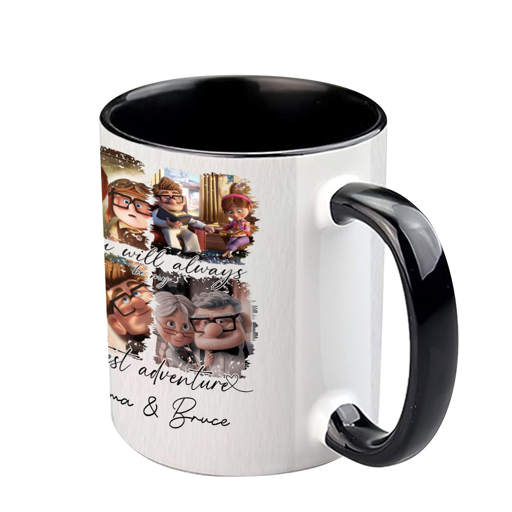You Are My Greatest Adventure - Personalized Couple Accent Mug