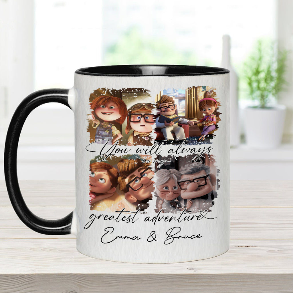 You Are My Greatest Adventure - Personalized Couple Accent Mug