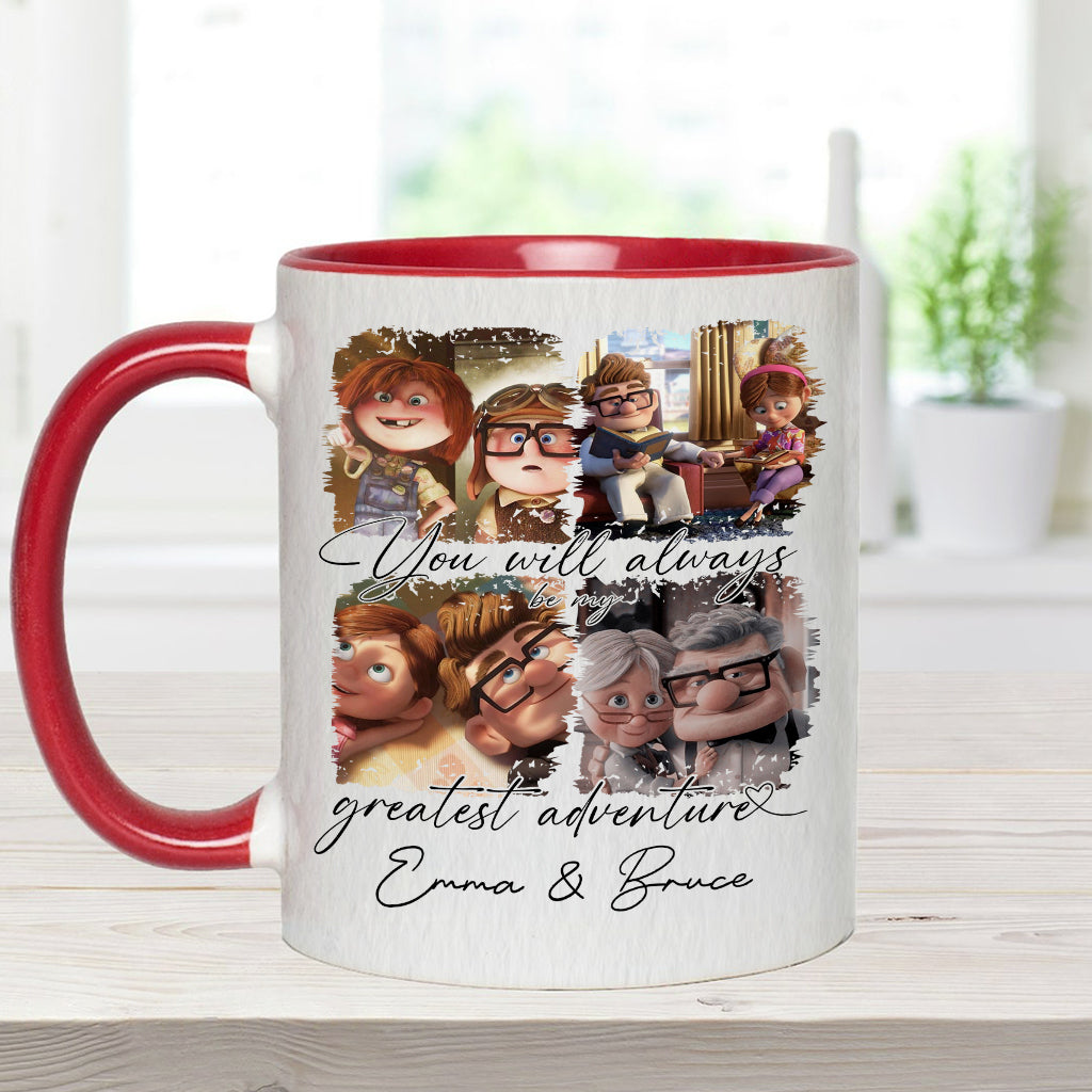 You Are My Greatest Adventure - Personalized Couple Accent Mug