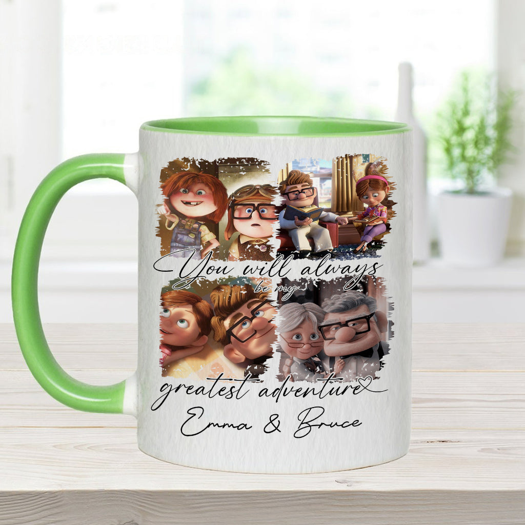 You Are My Greatest Adventure - Personalized Couple Accent Mug