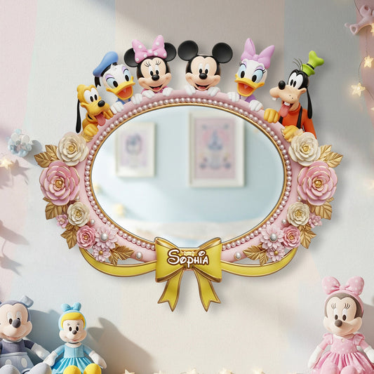 Magical Day - Personalized Mouse Wall Hanging Mirror