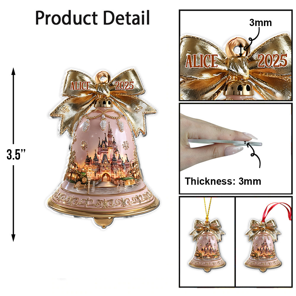 Christmas On Mainstreet - Personalized Mouse Ornament