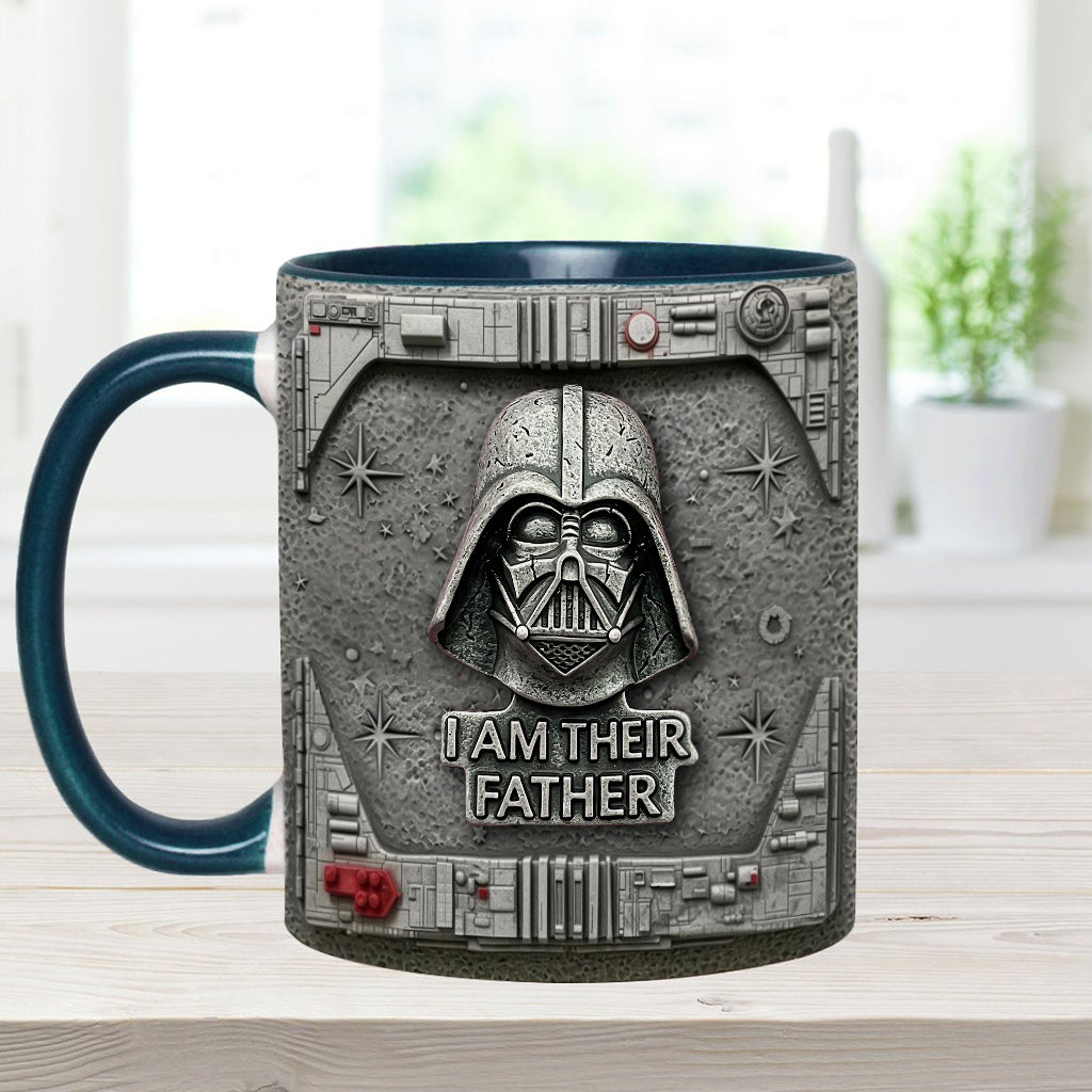 I Am Their Father - Personalized The Force Accent Mug