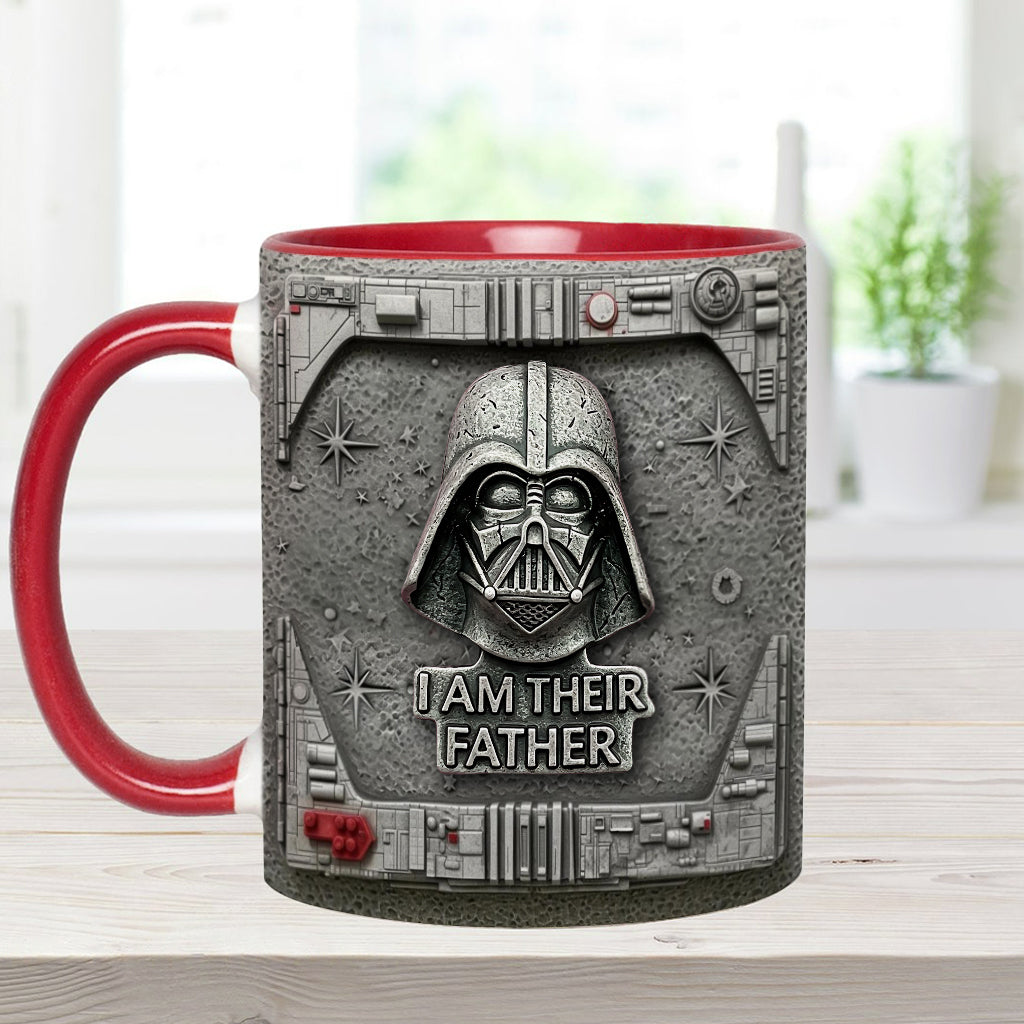 I Am Their Father - Personalized The Force Accent Mug