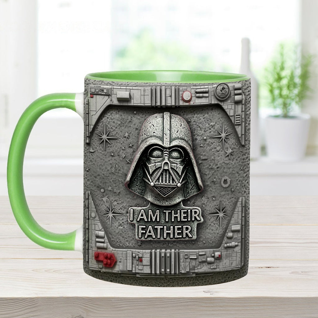 I Am Their Father - Personalized The Force Accent Mug