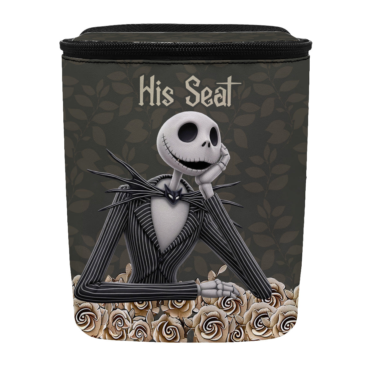 Jack & Sallly Night Before Christmas - Personalized Nightmare Portable Car Trash Can/ Organizer