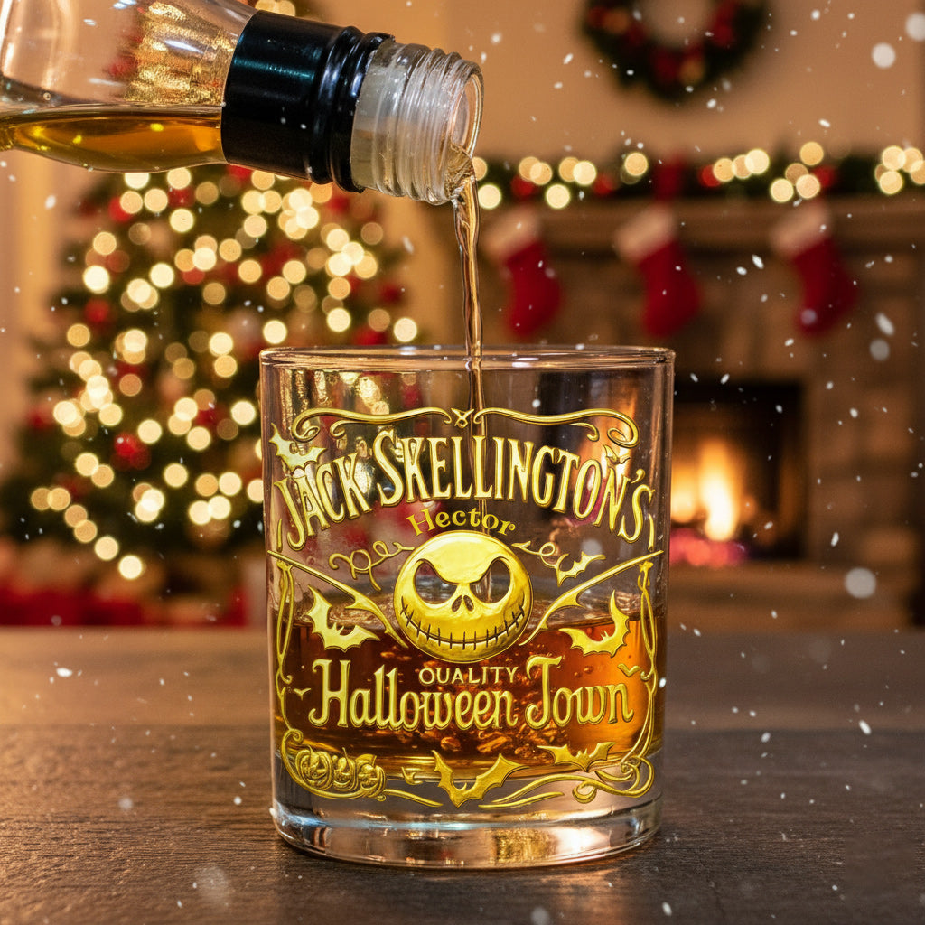 Christmas Gift for Dad, Husband - Personalized Nightmare Whiskey Decanter Set