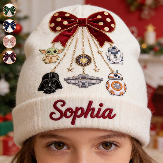Merry Christmas - Personalized The Force Beanie Hat