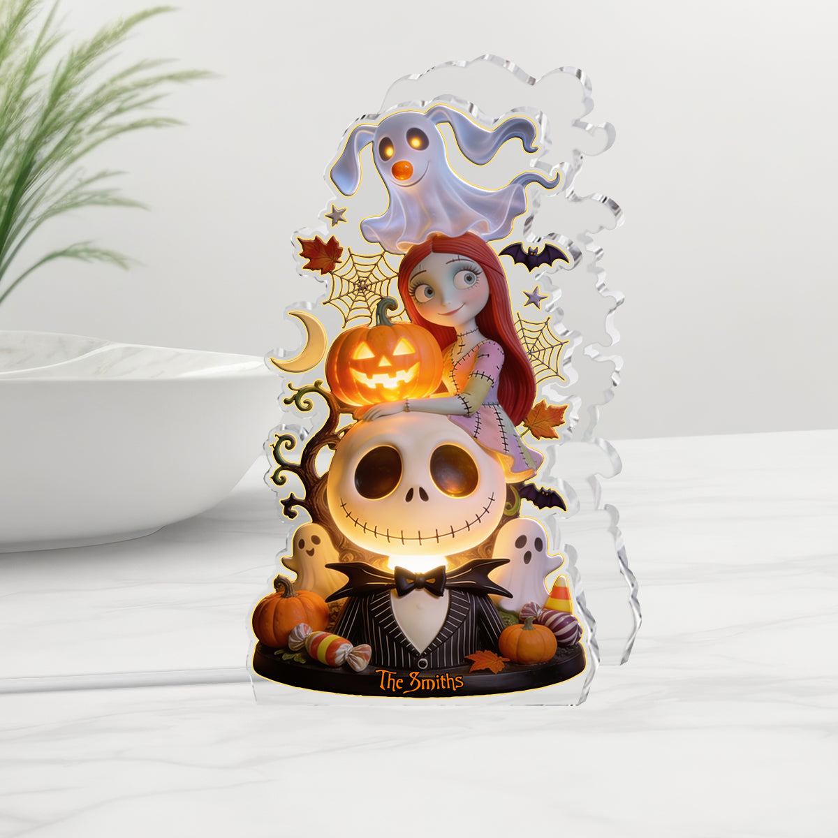 The Nightmare Halloween - Personalized Nightmare Acrylic LED Night Light