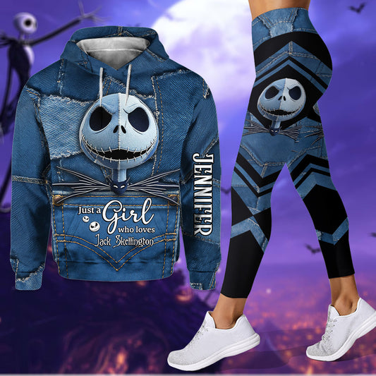 Just A Girl Who Loves Jack - Personalized Nightmare Hoodie & Leggings