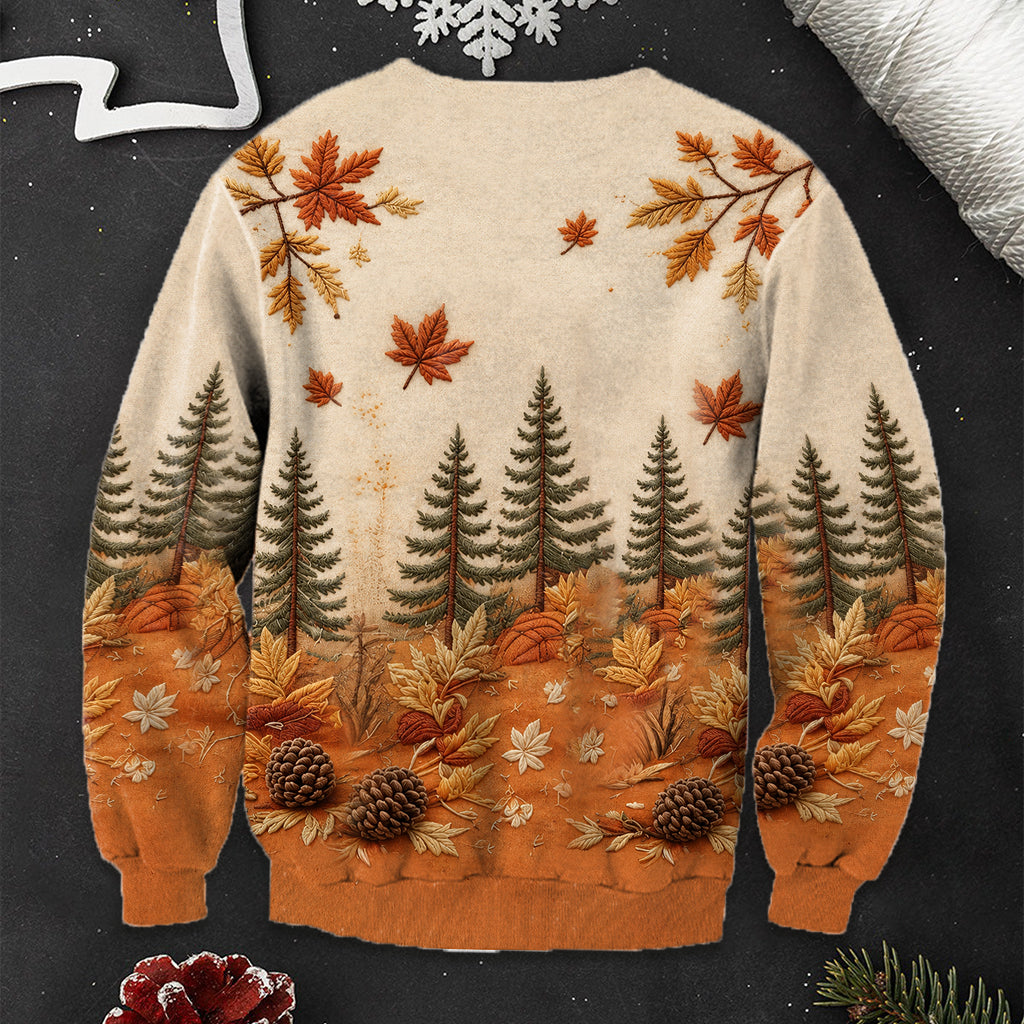 Fall Vibes - Personalized Mouse Ugly Sweater