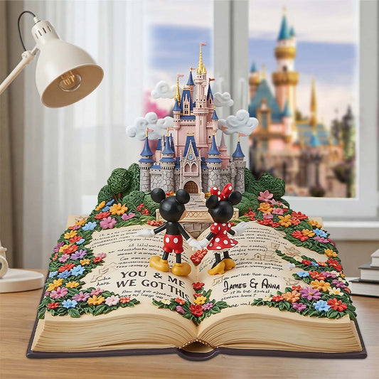 You & Me Mouse Couple - Personalized Mouse Custom Shaped Acrylic Plaque