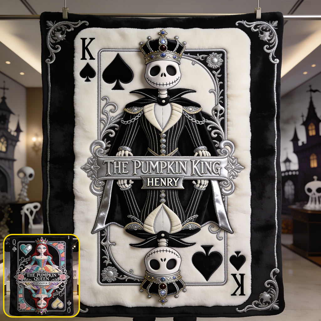 The Dark King - Personalized Nightmare Blanket