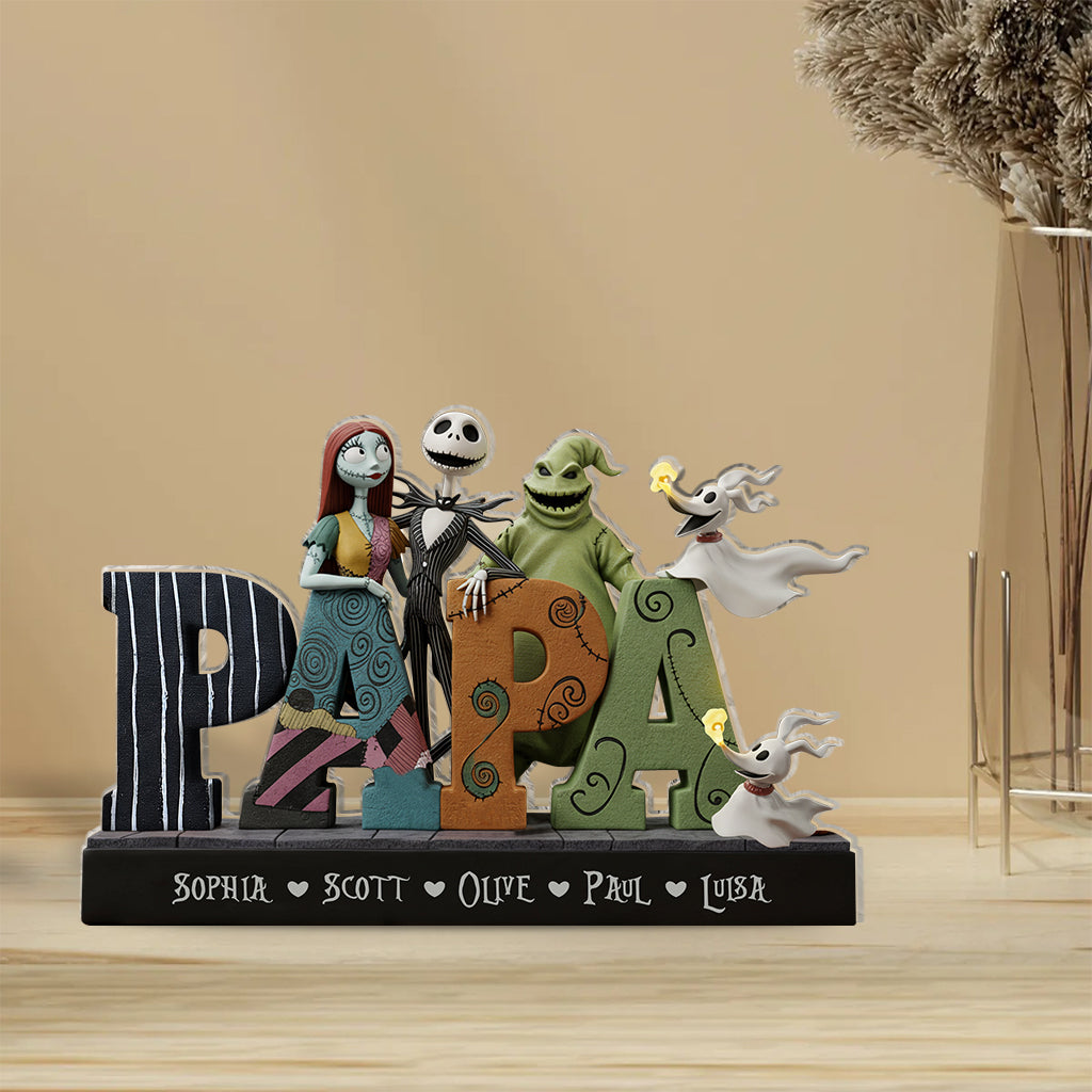 Father Of Nightmares - Personalized Nightmare Custom Shaped Acrylic Plaque