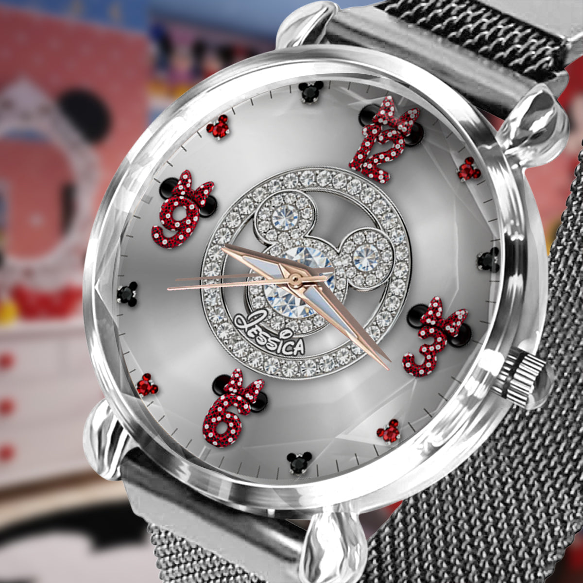 Magical World - Personalized Mouse Women Hand Watch