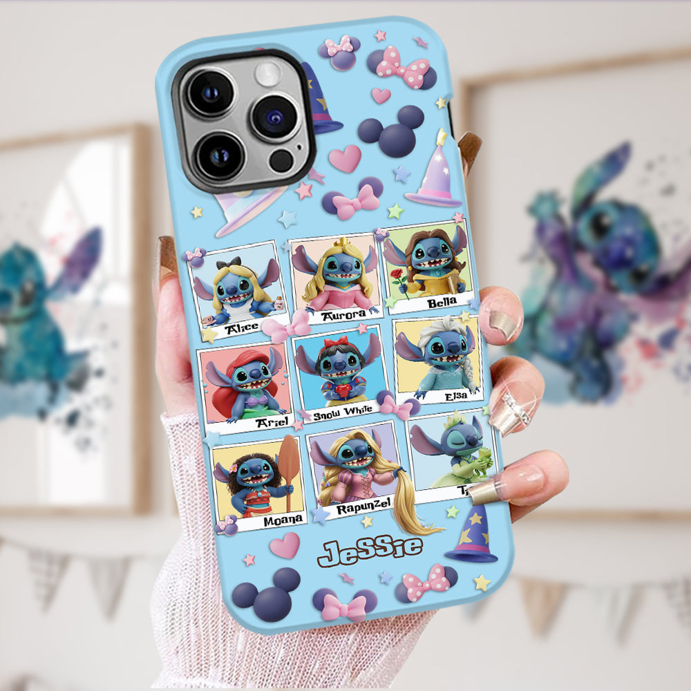 Blue Ohana Princess - Personalized Ohana Full Print Phone Case