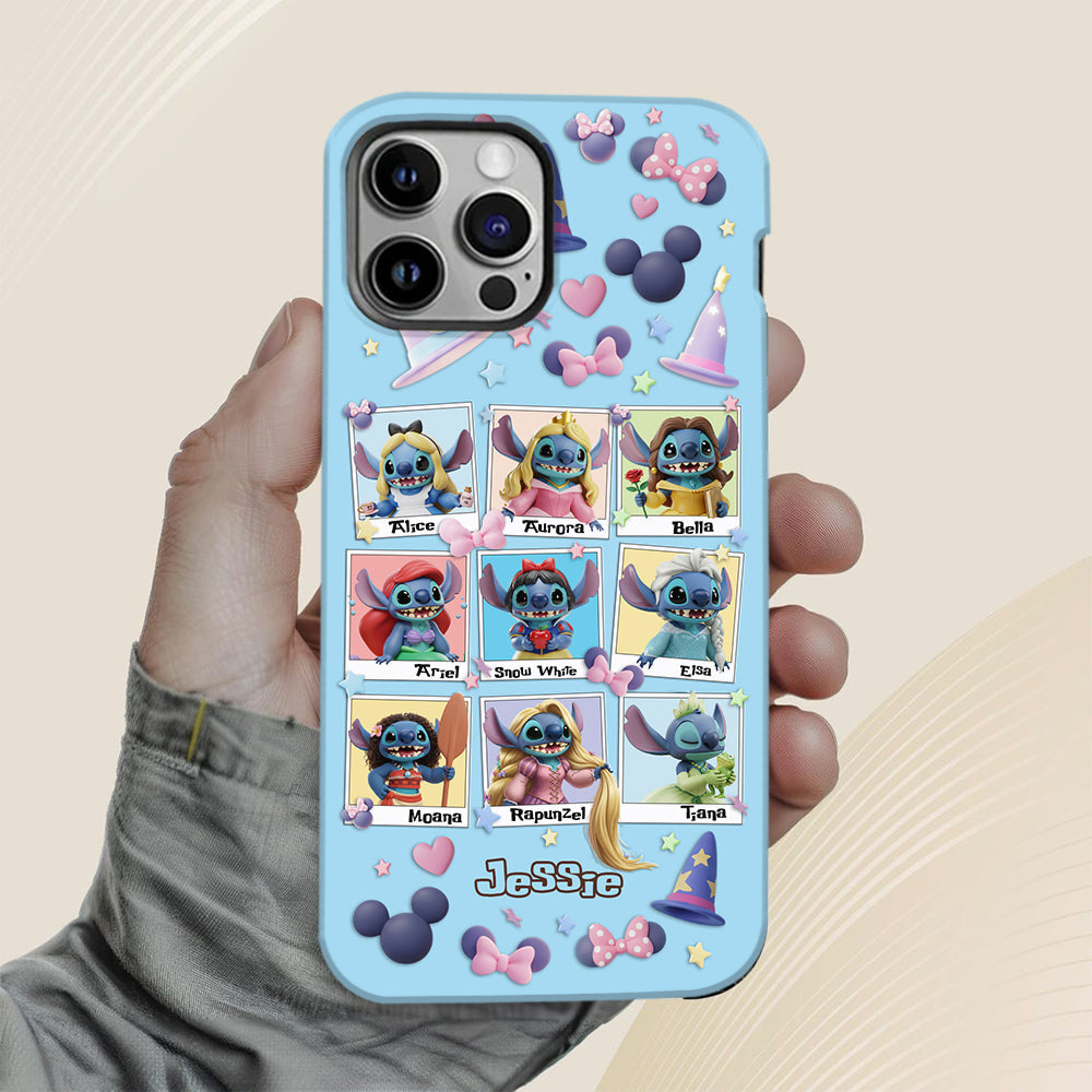 Blue Ohana Princess - Personalized Ohana Full Print Phone Case