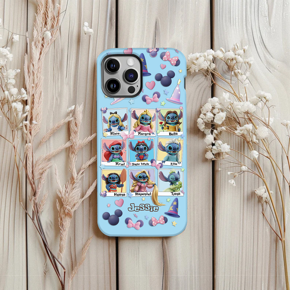 Blue Ohana Princess - Personalized Ohana Full Print Phone Case