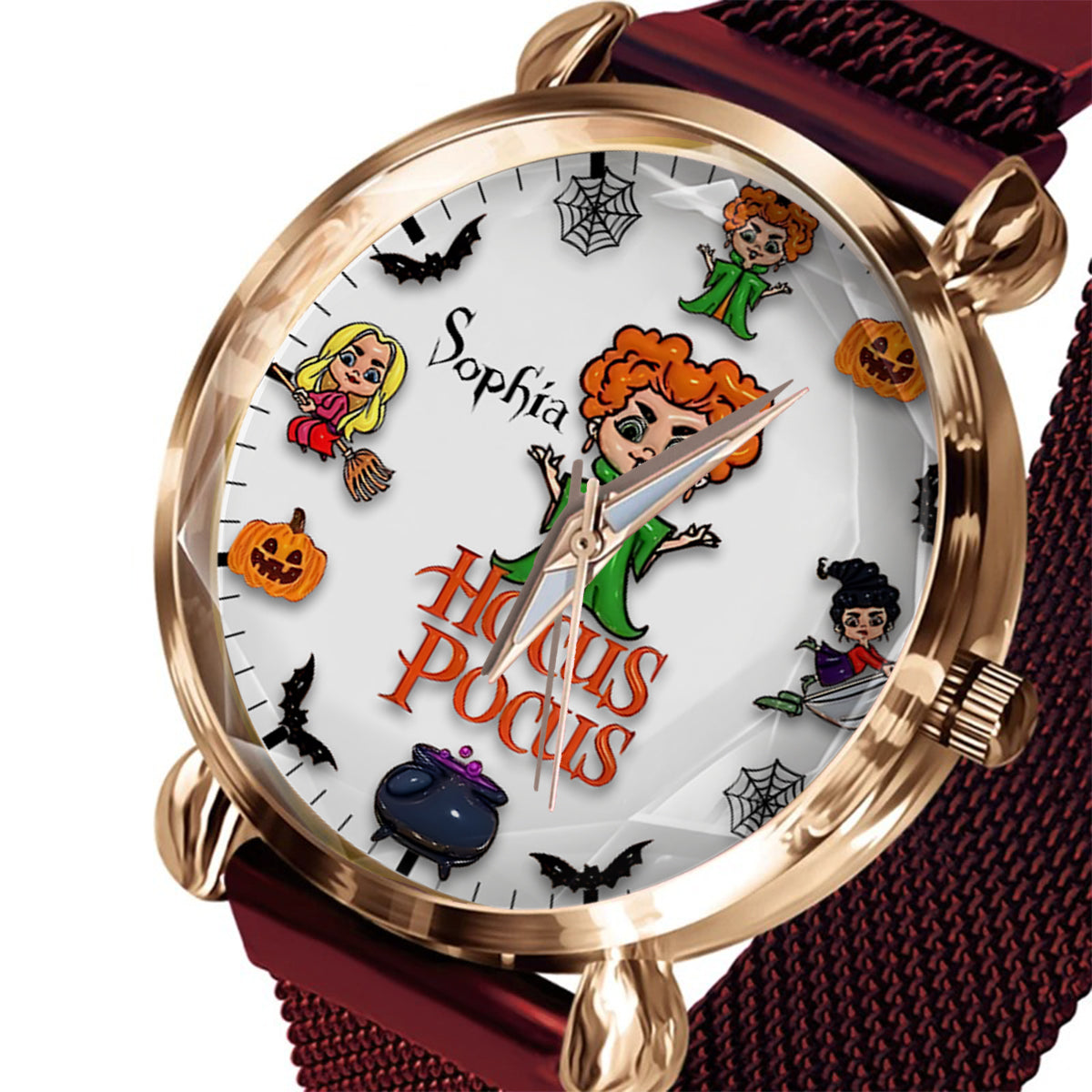 The Sanderson Sisters - Personalized Three Witches Women Hand Watch
