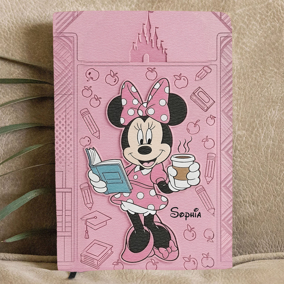 Teacher Mouse Friends - Personalized Teacher Leather Journal