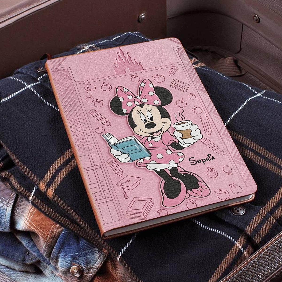 Teacher Mouse Friends - Personalized Teacher Leather Journal