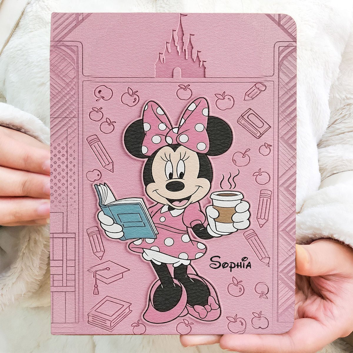 Teacher Mouse Friends - Personalized Teacher Leather Journal