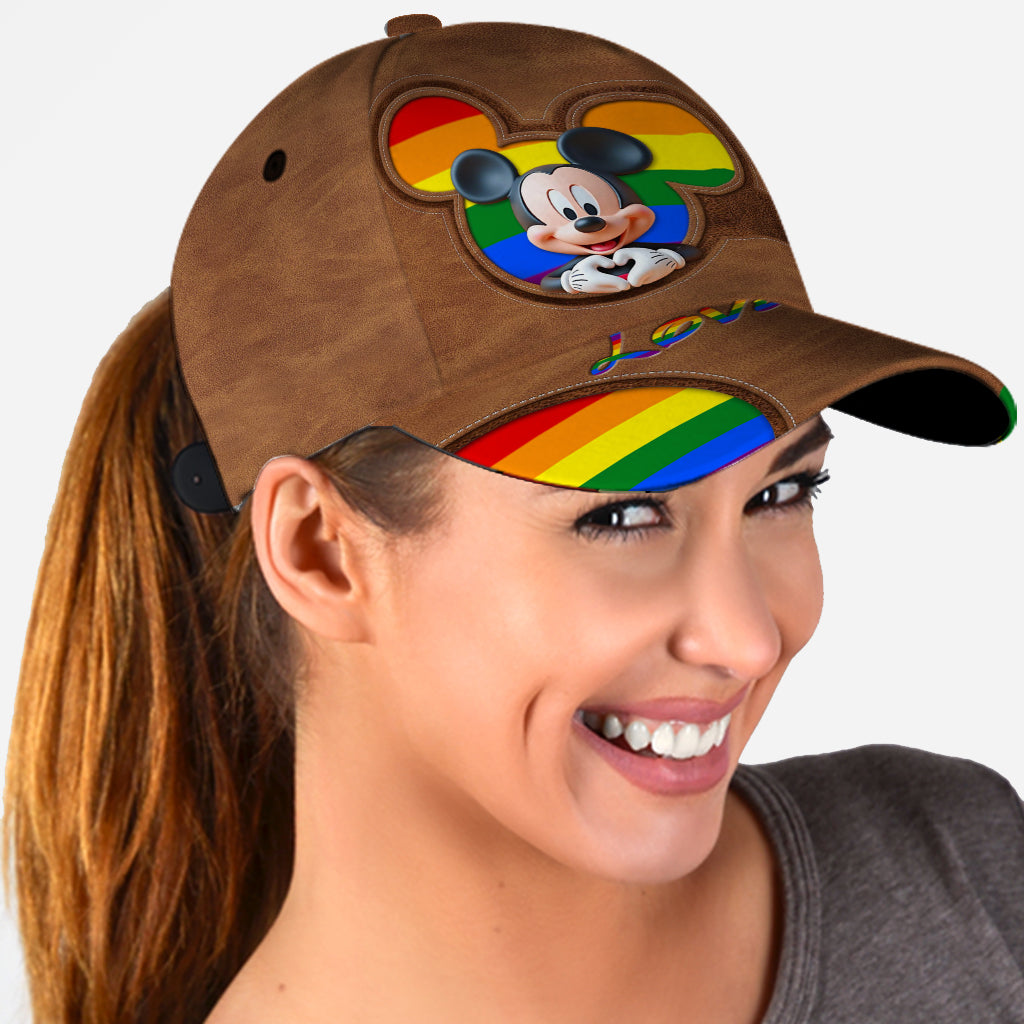 Love Is Love - Personalized LGBT Support Classic Cap