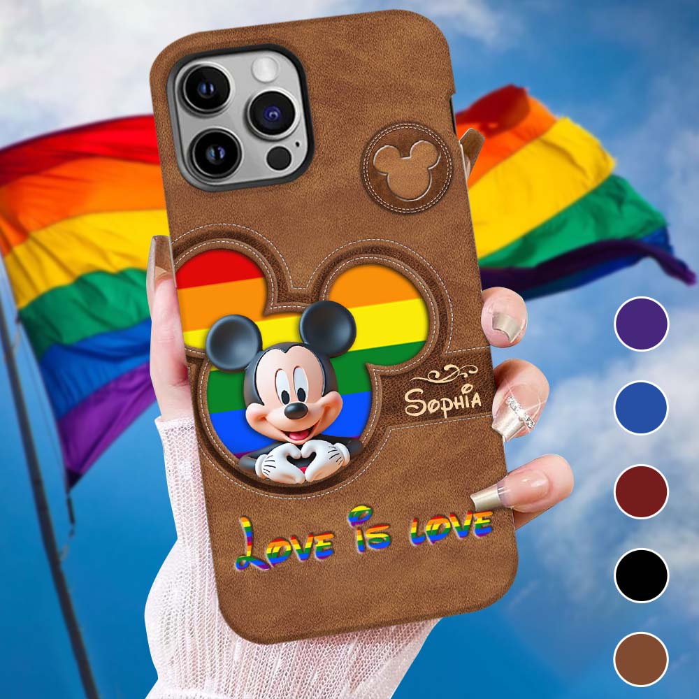 Love Is Love - Personalized LGBT Support Full Print Phone Case