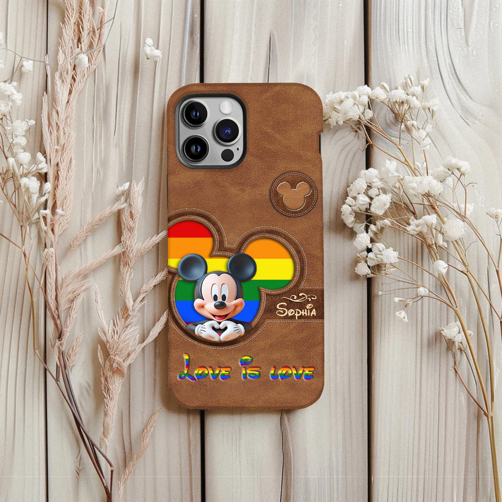 Love Is Love - Personalized LGBT Support Full Print Phone Case