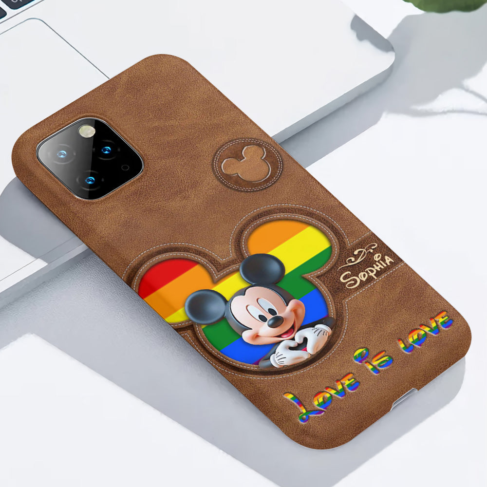 Love Is Love - Personalized LGBT Support Full Print Phone Case