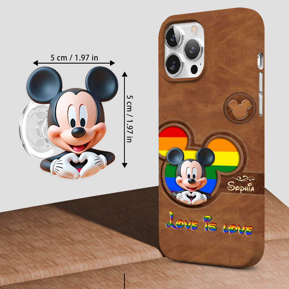 Love Is Love - Personalized LGBT Support Full Print Phone Case
