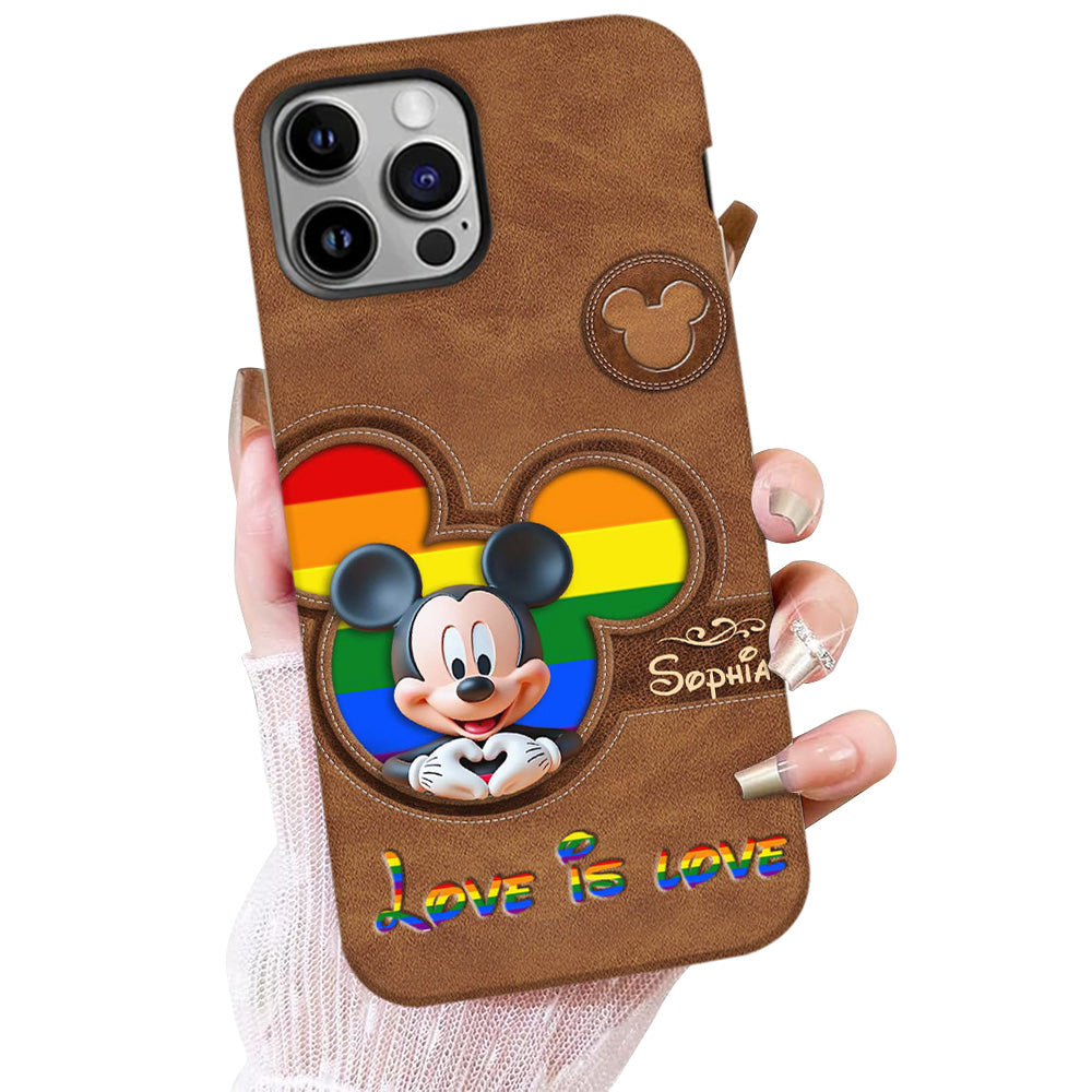 Love Is Love - Personalized LGBT Support Full Print Phone Case