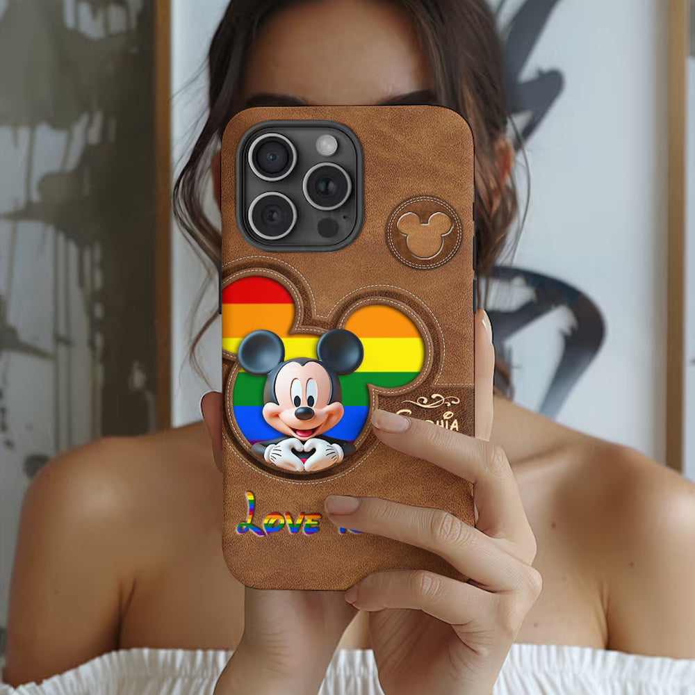 Love Is Love - Personalized LGBT Support Full Print Phone Case