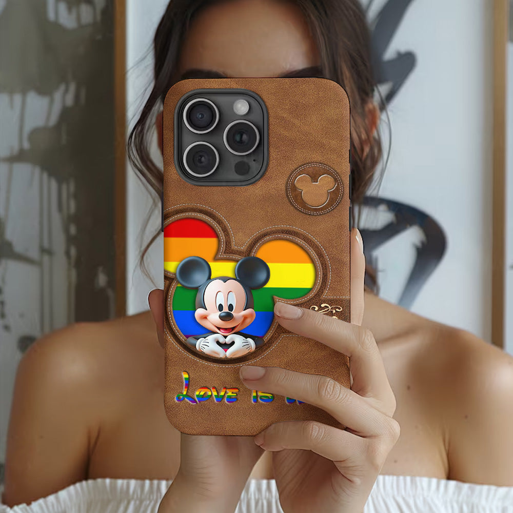 Love Is Love - Personalized LGBT Support Full Print Phone Case