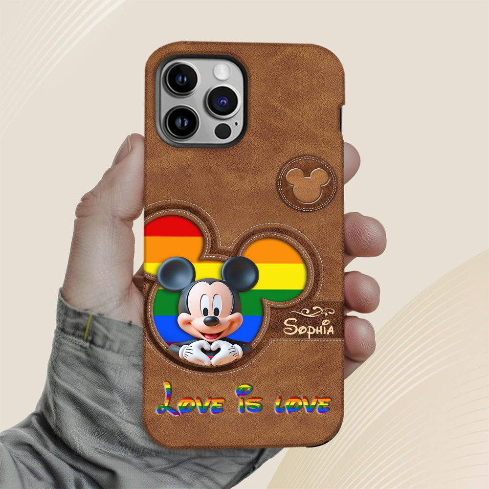Love Is Love - Personalized LGBT Support Full Print Phone Case
