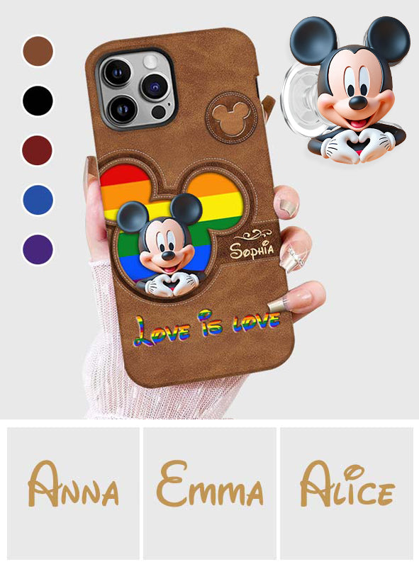 Love Is Love - Personalized LGBT Support Full Print Phone Case