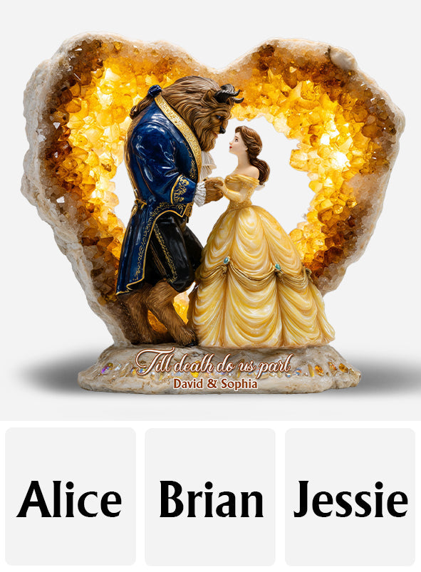 Till Death Do Us Part - Personalized Mouse Custom Shaped Acrylic Plaque