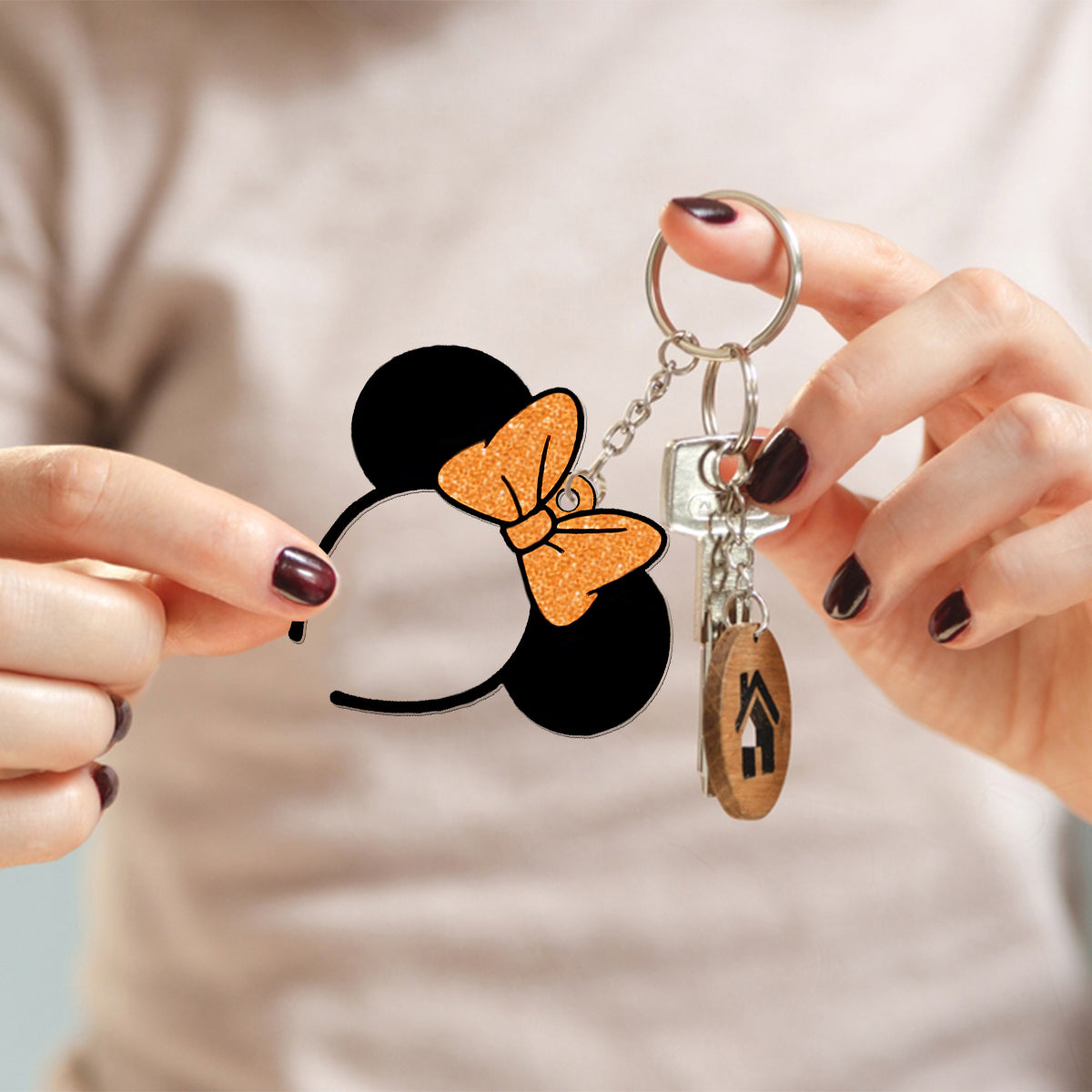 Life Of A Park Girl - Personalized Mouse Folded Advent Calendar With Ornaments