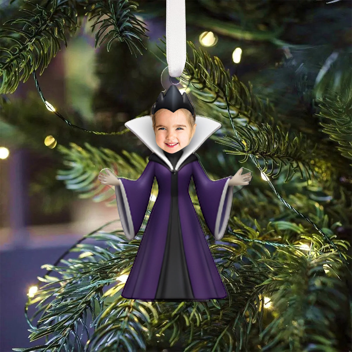 Merry Christmas - Personalized Folded Advent Calendar With Ornaments