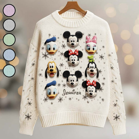 Friends - Personalized Mouse Ugly Sweater