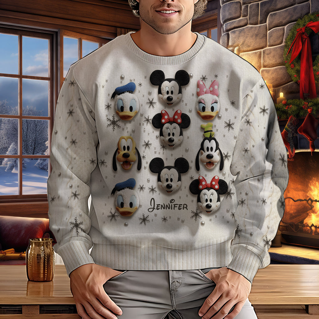 Friends - Personalized Mouse Ugly Sweater