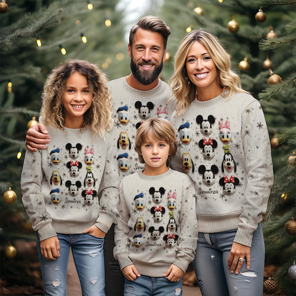 Friends - Personalized Mouse Ugly Sweater