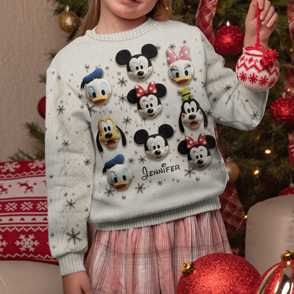 Friends - Personalized Mouse Ugly Sweater