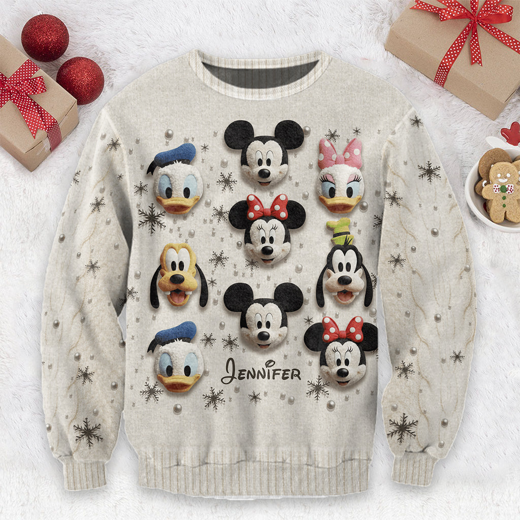 Friends - Personalized Mouse Ugly Sweater