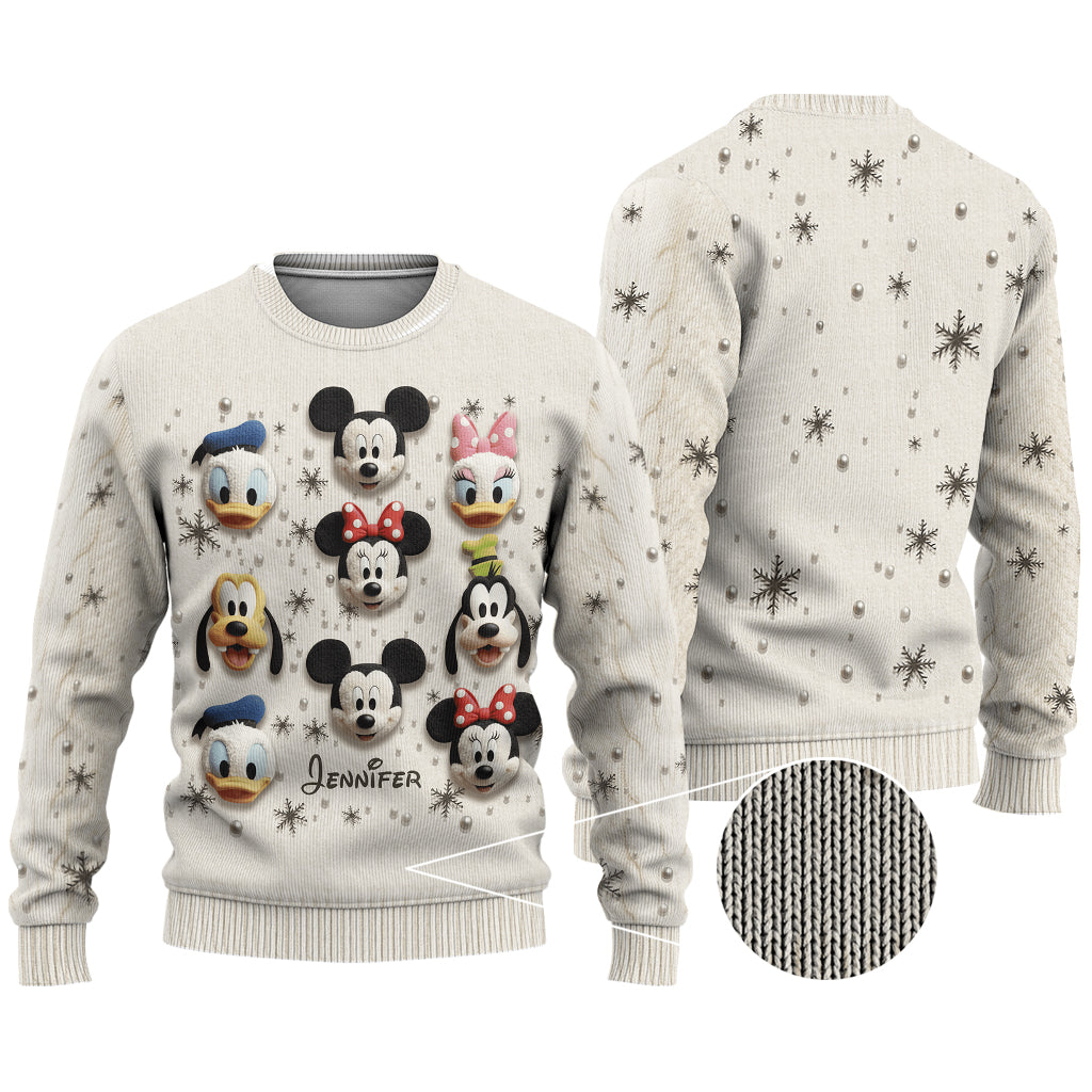 Friends - Personalized Mouse Ugly Sweater